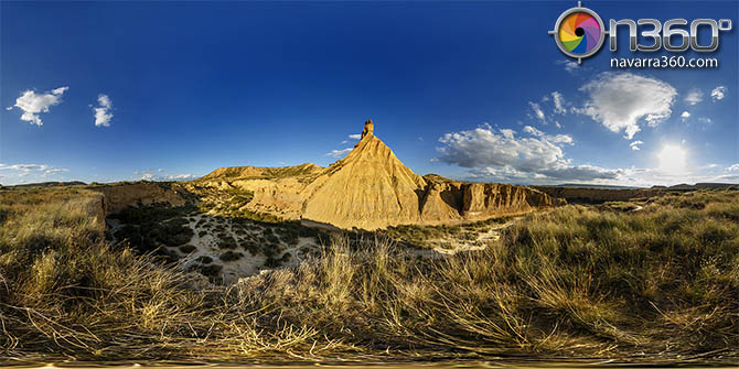 Imagen panoramica castildetierra, bardenas